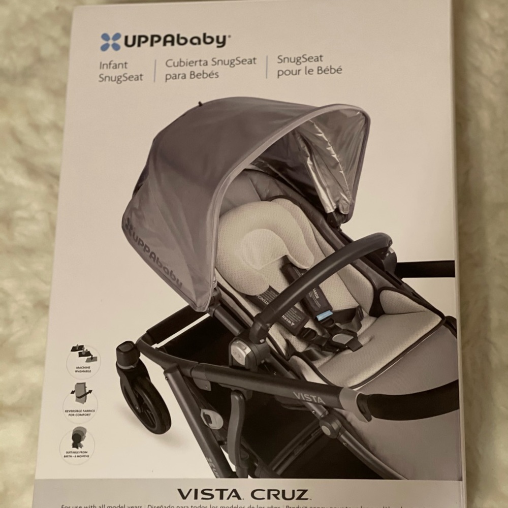 Uppababy stroller snug seat.
